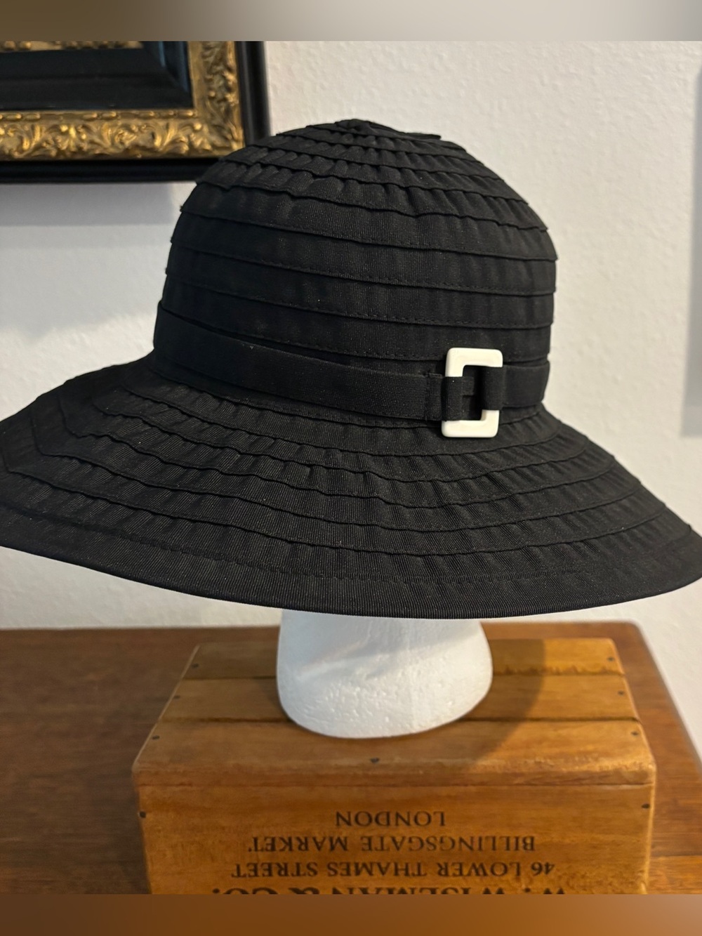 RAW EDGE RIBBON SUNHAT